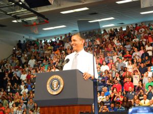 President Obama at FAU on April 10 2012