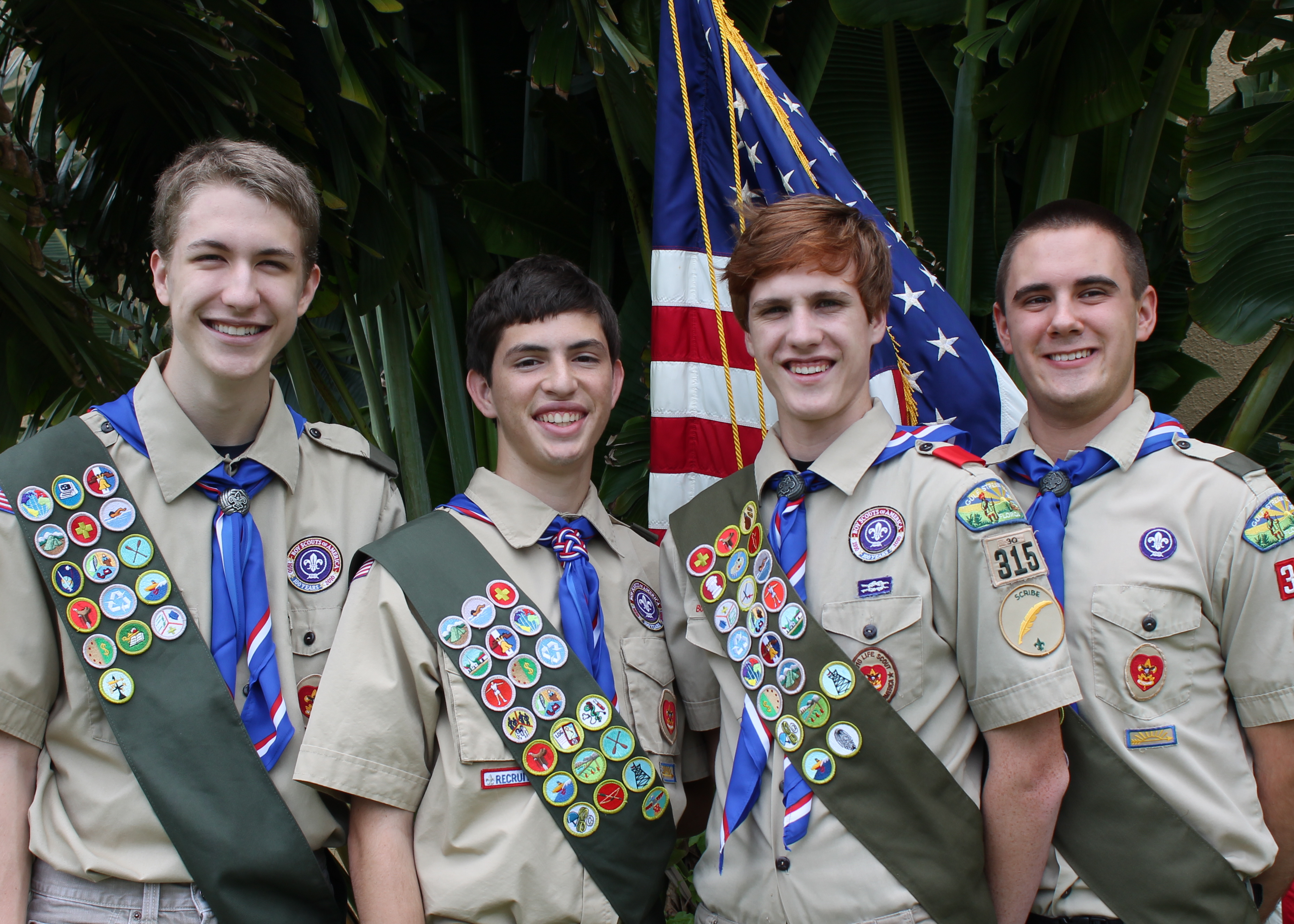 Boca Raton Eagle Scouts 2012.