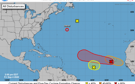 Hurricane Center Florida 2pm Update Sept 4