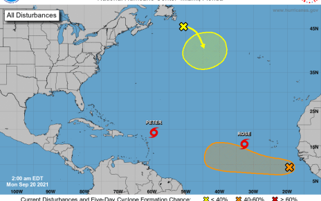 National hurricane center Monday September 20 2021