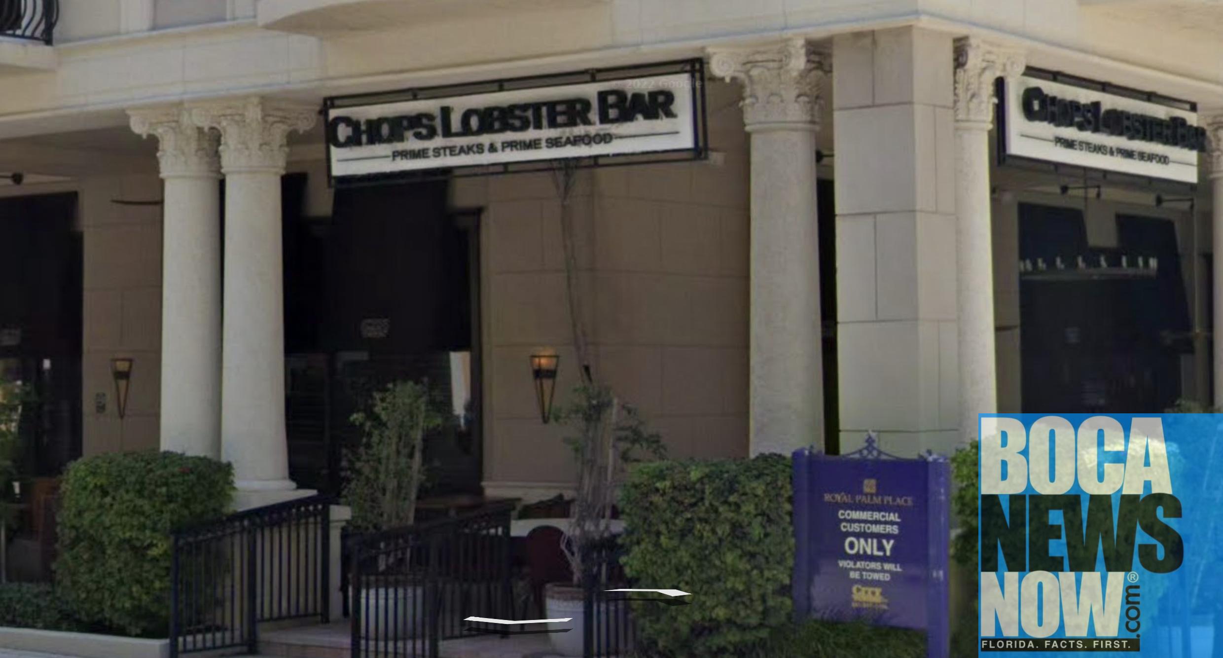 CHOPS Lobster Bar Boca Raton Warned By Health Inspector