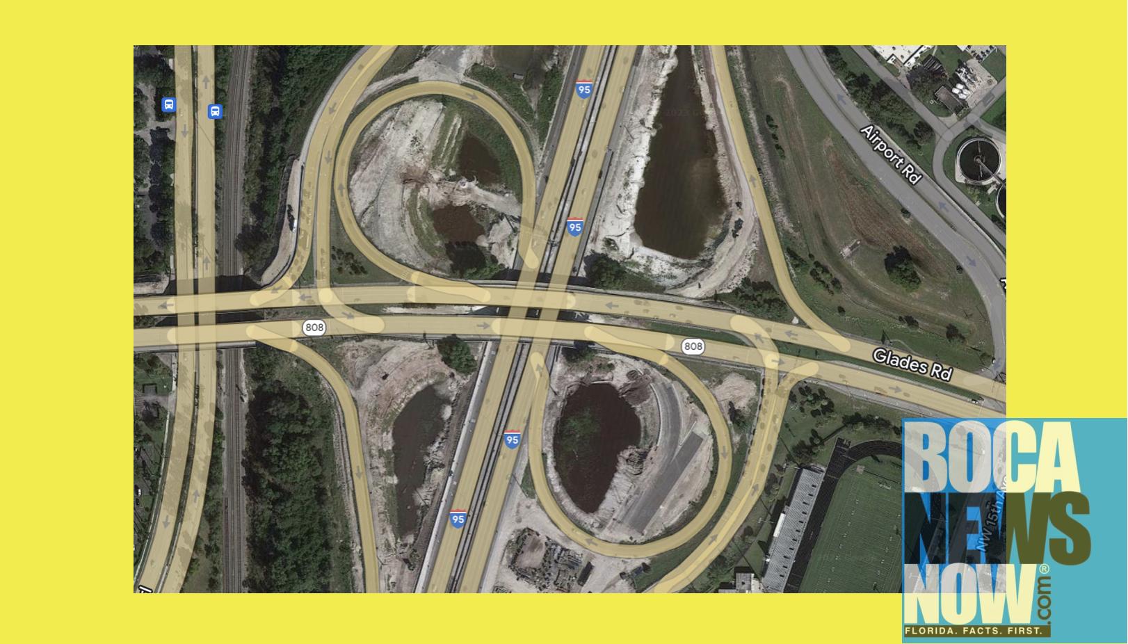 I95 Boca Raton To Close This Week, Glades Road Restrictions For