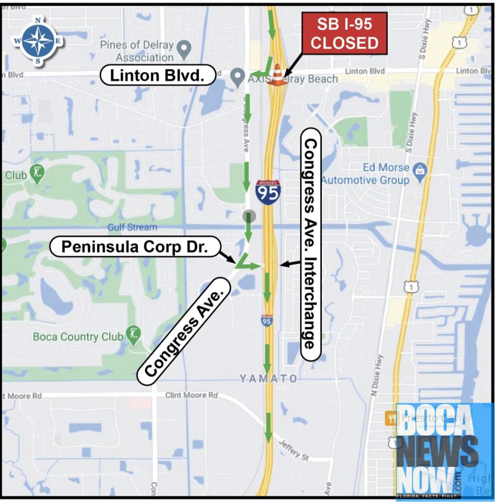 CLOSURE: I-95 to Shut Again In Boca Raton, This Time For Construction ...