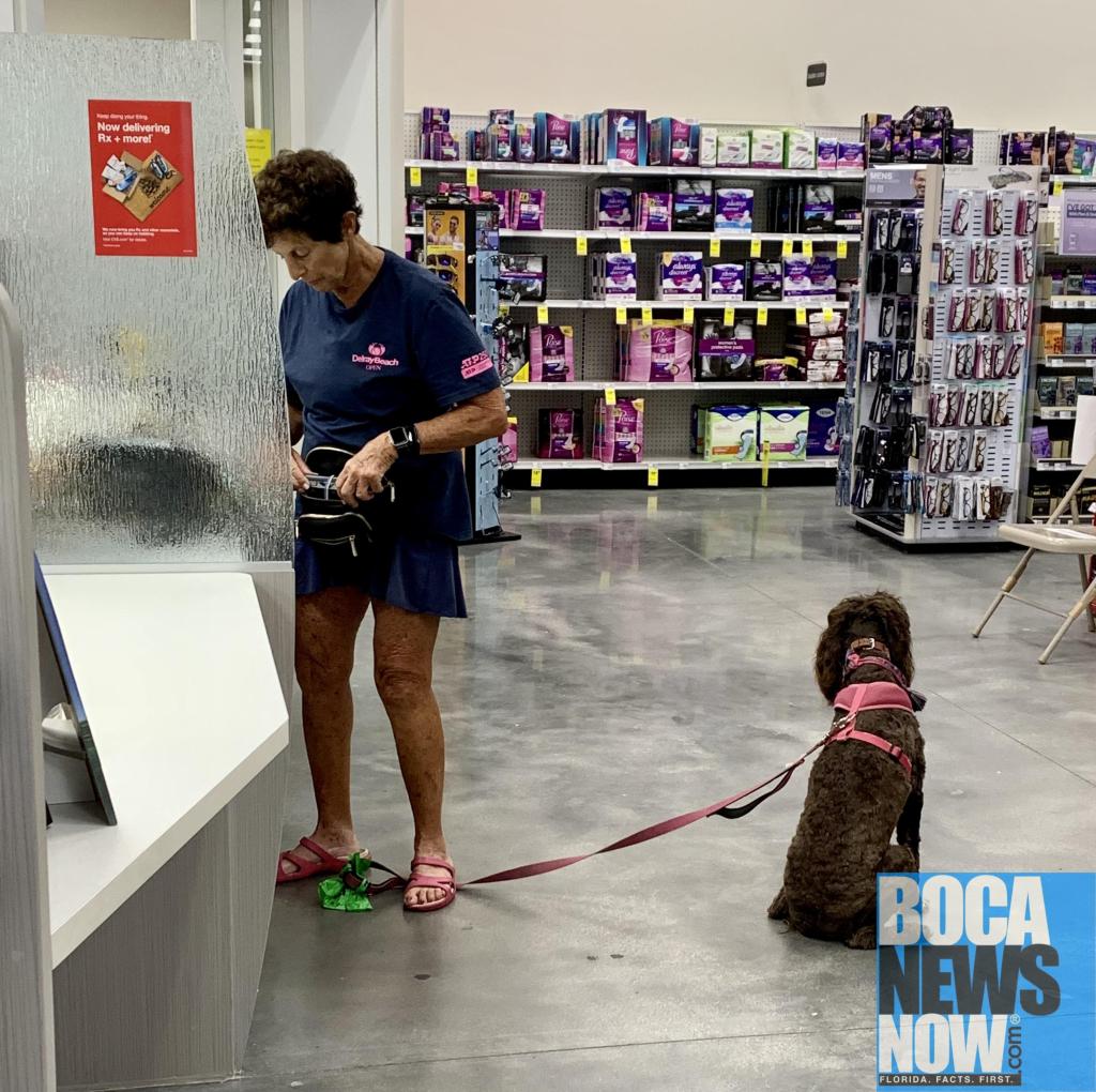 BOCA RUDETON Woman Brings Dog To CVS, Where Allergy Sufferers Buy Meds