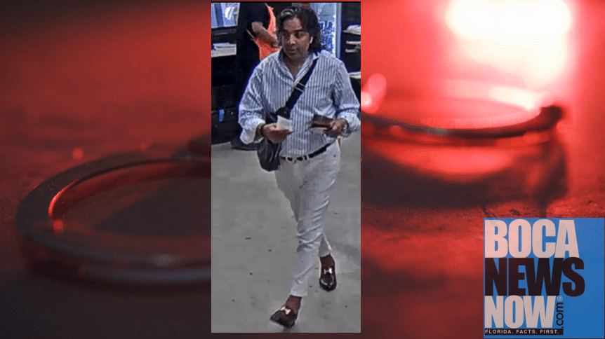WHO IS THIS PERSON? PBSO WANTS TO KNOW ABOUT A THEFT IN BOCA RATON - Vimarsana News
