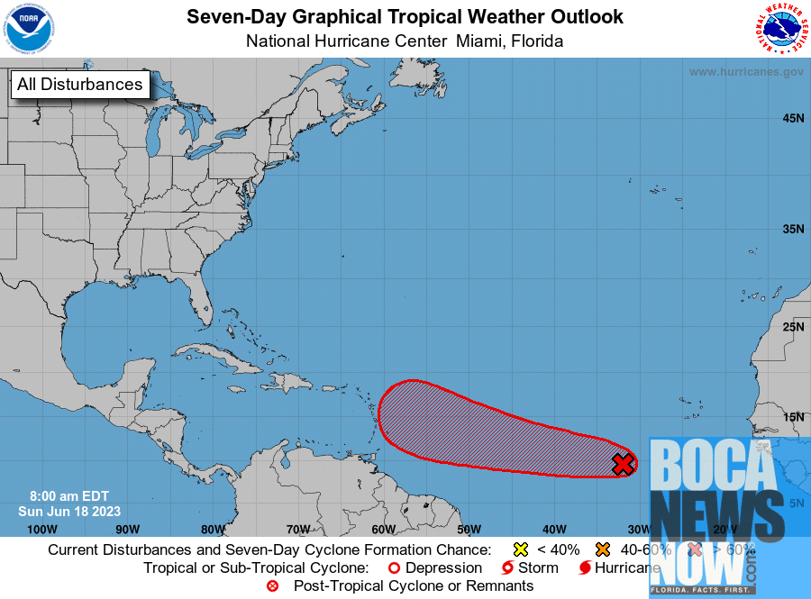 HURRICANE CENTER: Tropical Depression Forming East Of Florida, 90-Percent Chance Within Week - Vimarsana News