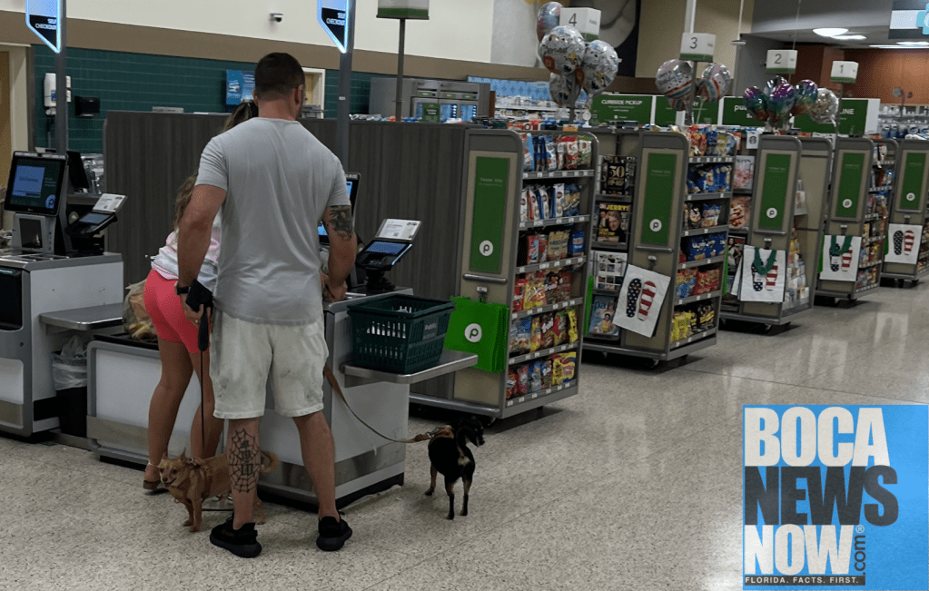 Dogs In Publix, On Planes, In Fresh Market, Costco Boca Raton