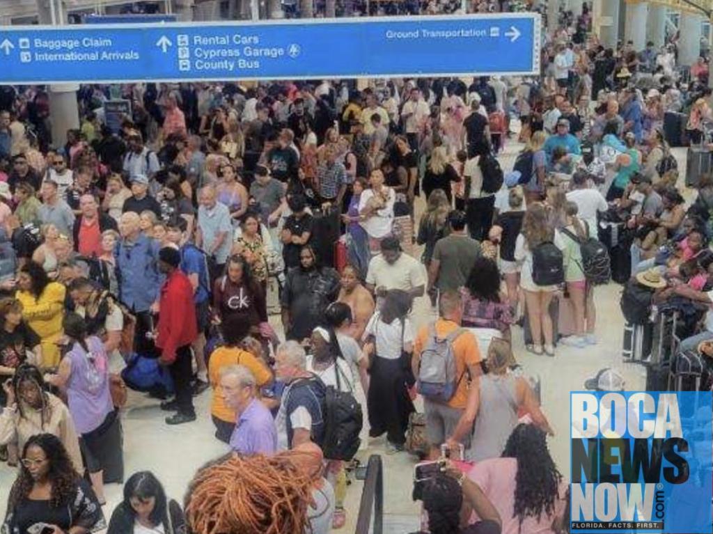 FORT LAUDERDALE AIRPORT EVACUATED SUNDAY MORNING