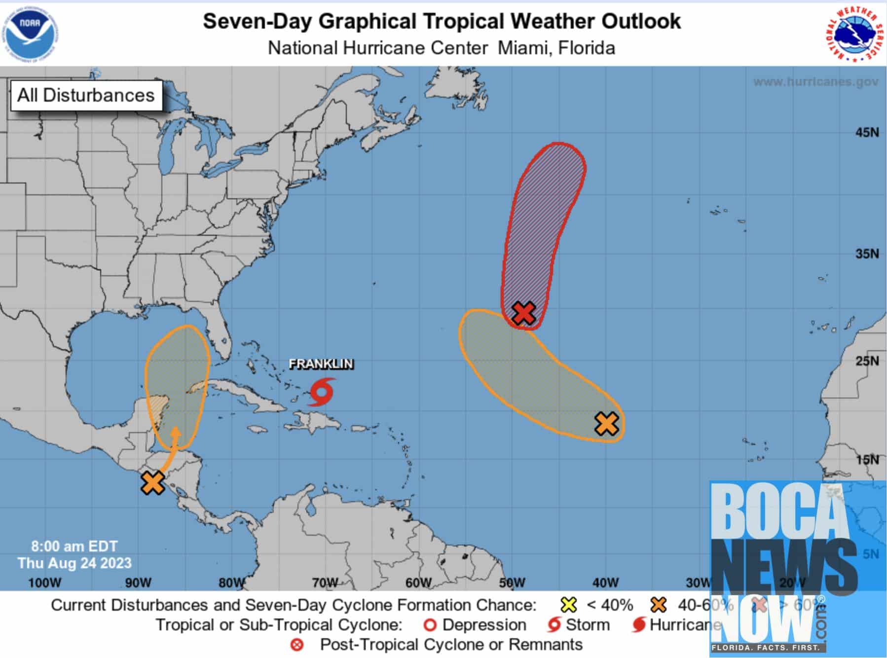 HURRICANE CENTER: Florida In The Middle Of Multiple Systems, But No Immediate Threat - Vimarsana News