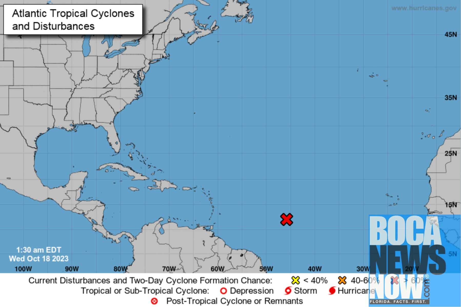HURRICANE CENTER: Good Chance Storm Tammy Forms Within Days East Of Florida - Vimarsana News