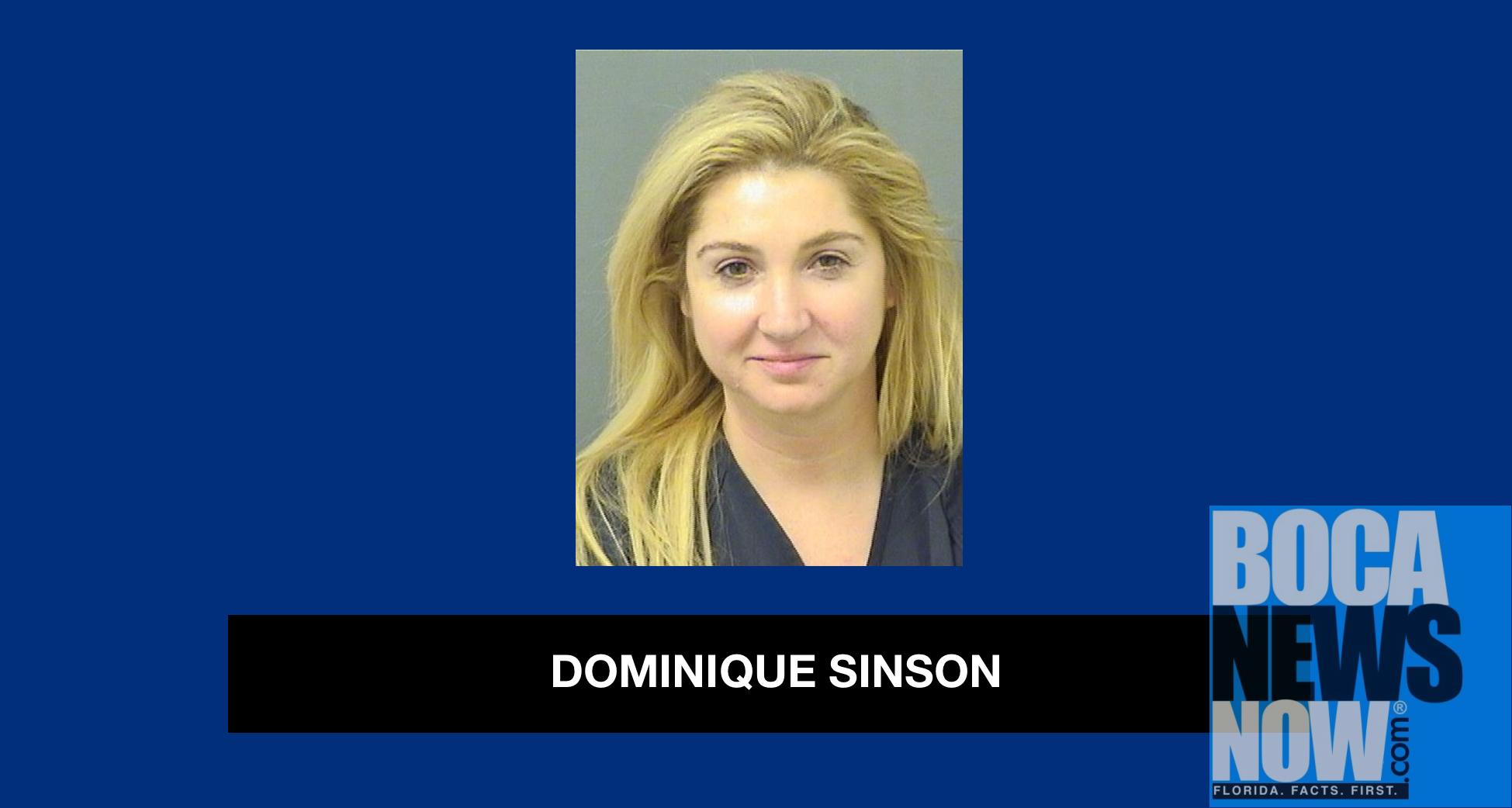 Delray Beach Woman Smiles During Battery Booking
