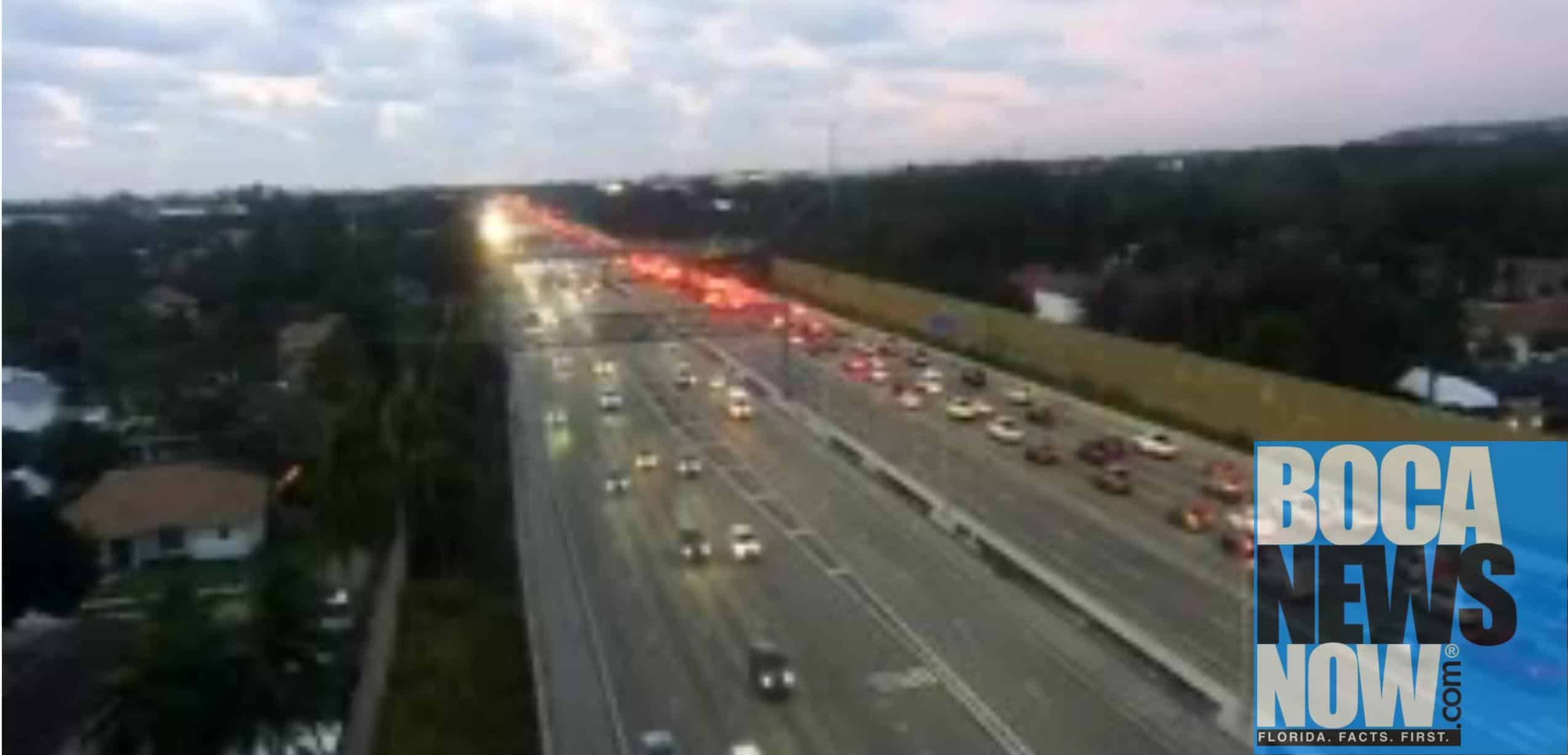 Major Crash In Broward Backing Up Traffic Into Boca Raton - BocaNewsNow.com