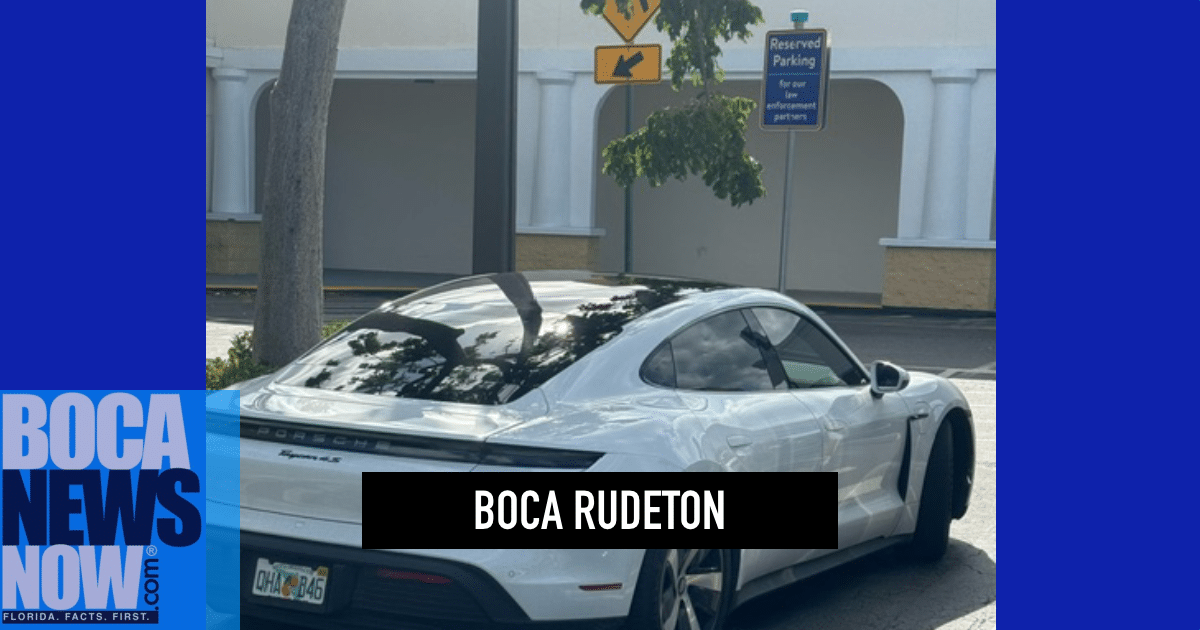 Porsche Parks In Police Spot At Delray Beach Walmart - Vimarsana News