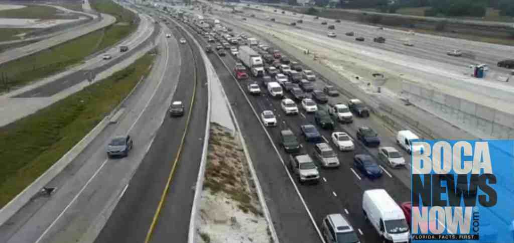 Traffic Completely Stopped On I-95 In Broward County - BocaNewsNow.com