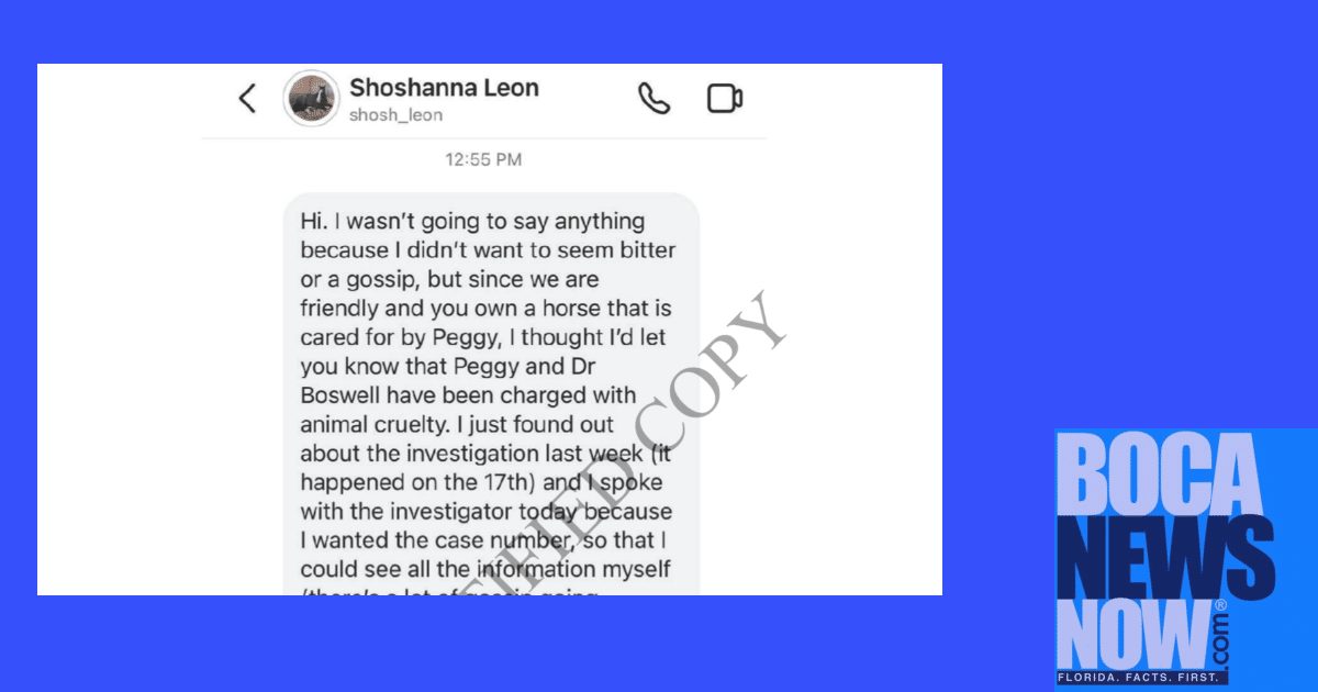 Veterinarian Sues Boca Raton Woman Over Text - Vimarsana News