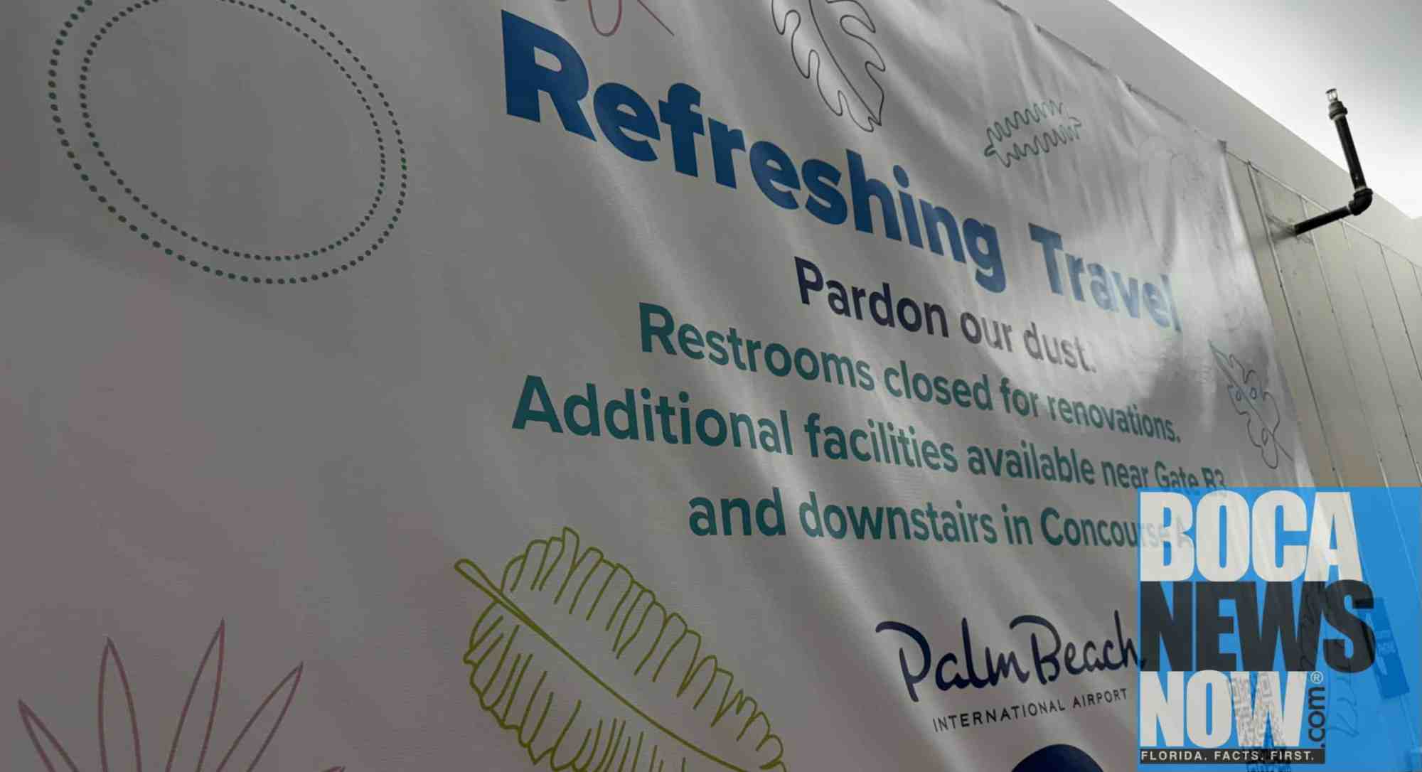 Bathroom Problem at Palm Beach International: Go Before You Go - Vimarsana News