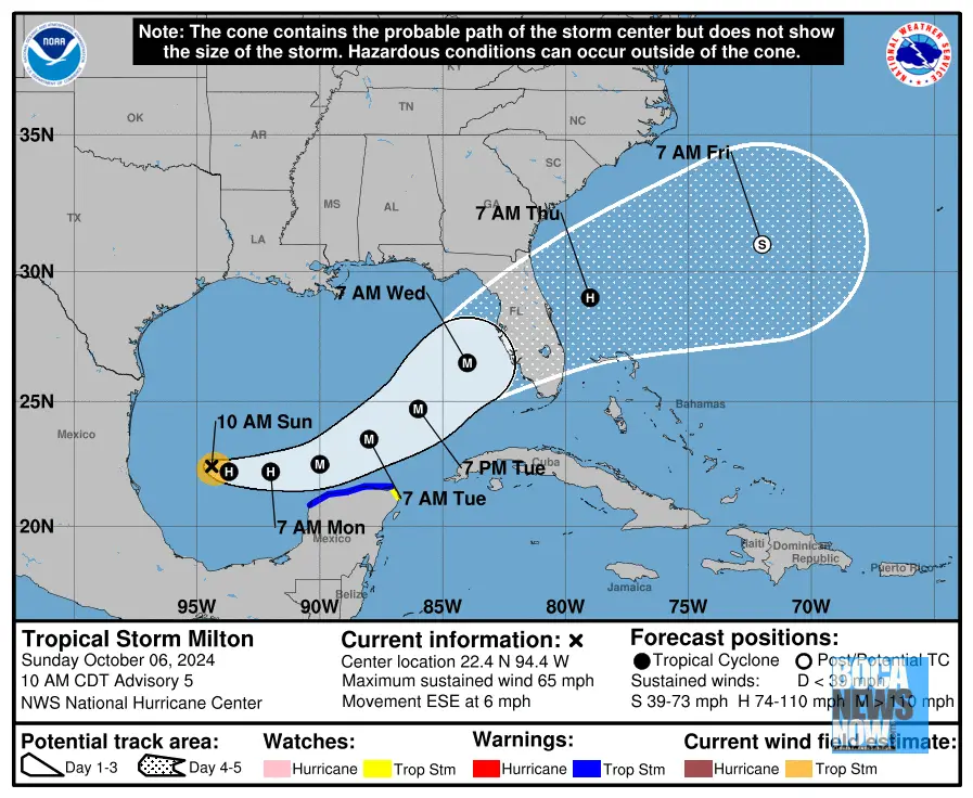 HURRICANE CENTER Late Morning Update Brings 120 MPH Wind Prediction