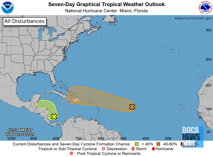 HURRICANE CENTER Those Systems On Both Sides Of Florida Won’t Go Away