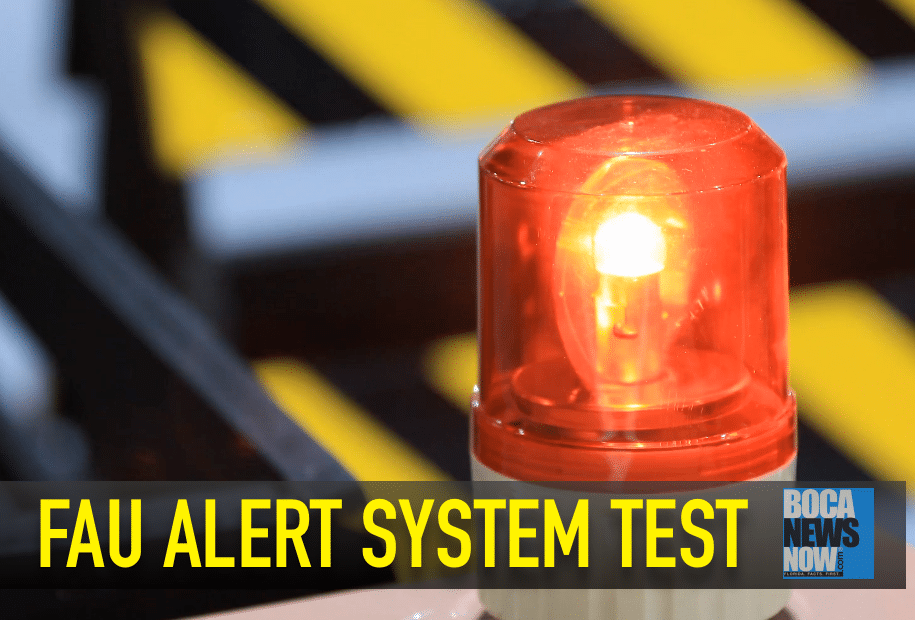 Alert System Test ALERT SYSTEM TEST: Florida Atlantic University To Sound Alarm ...